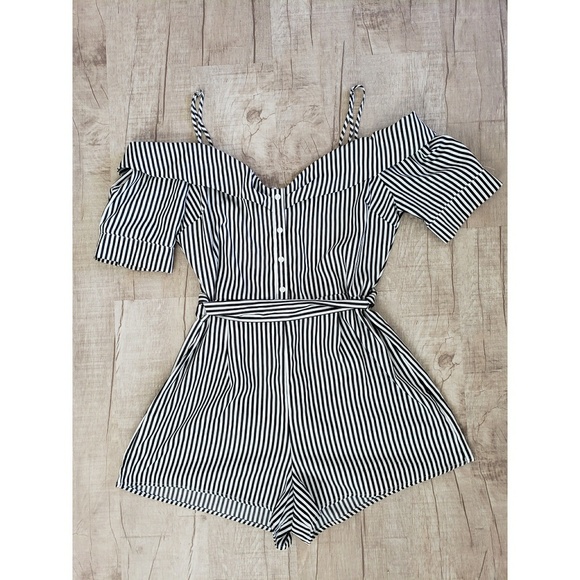 Fashion Nova Dresses & Skirts - Striped Fashion Nova Romper